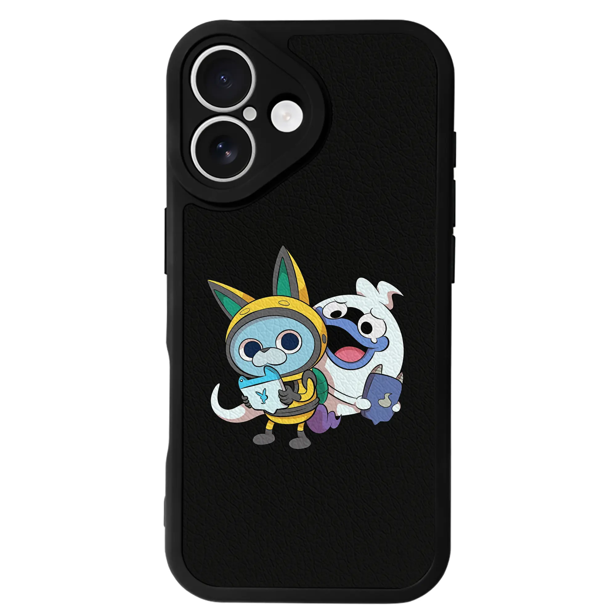 妖怪ウォッチ グッズ,USAピョン - IPhone 16シリーズ対応 ・ シリコンスマホケース ・ レザー調 ・ 高精度フィット ・ 耐衝撃 ・ ワイヤレス充電対応 ・ 精密カット